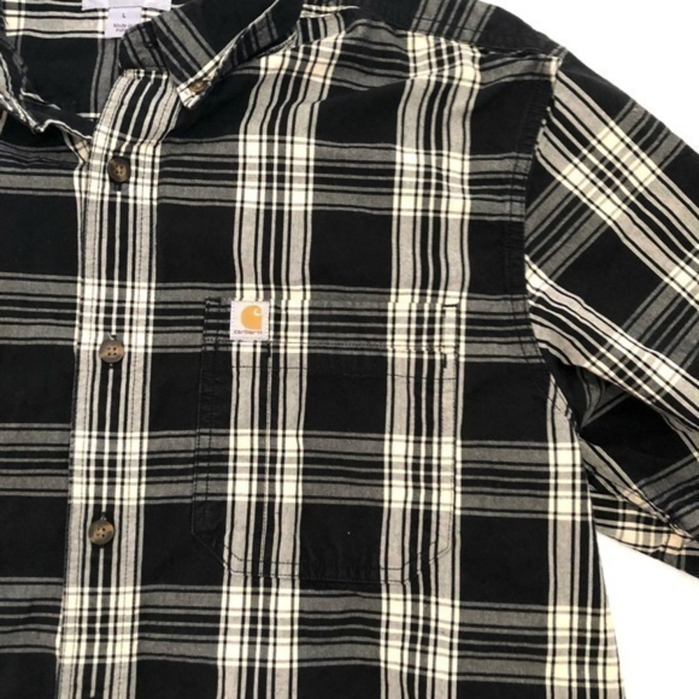 Carhartt Men's Button Down Shirt Size Large - Picture 4 of 6